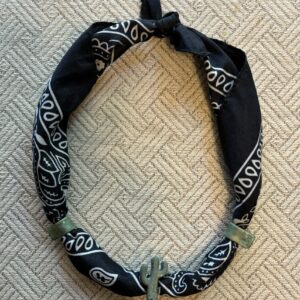 Black Bandana Green Cactus