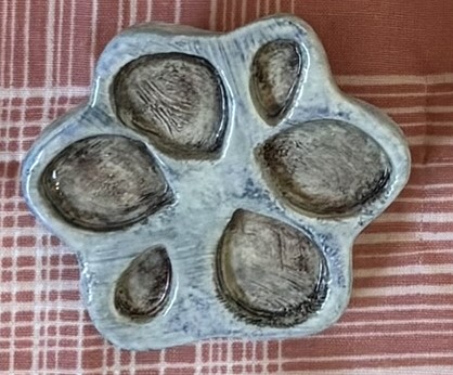 Blue and Grey Large Pin