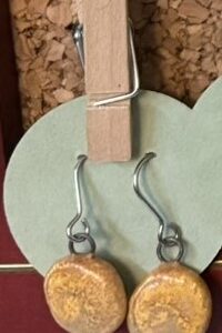 Carmel Swirl Drop Earrings