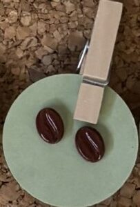 Coffee Bean Earrings