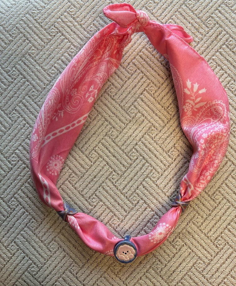 Cutie Pink Poodle Neck Wear