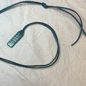 Green Leather Necklace