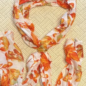 Autumn Leaf Long Scarf