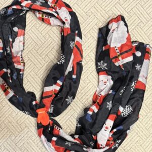 Long Santa Mitten Scarf