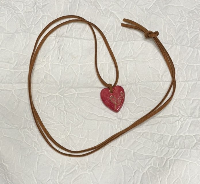 Red Love Heart Necklace
