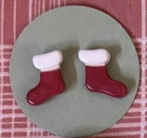 Santa Stocking Earrings