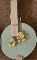 Sitting Gingerbread People Earrings