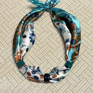 Teal Floral Neckwear
