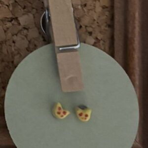 Tiny Yellow and Red Butterfly Earrings