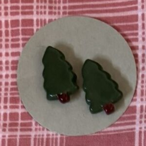Christmas Tree Earrings 1